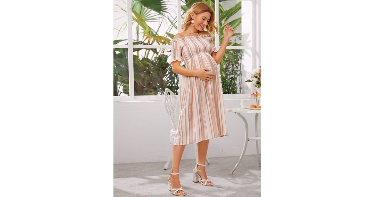 Shop Katy Perry's Exact SHEIN Maternity Dress Katy Perry Wore an £15