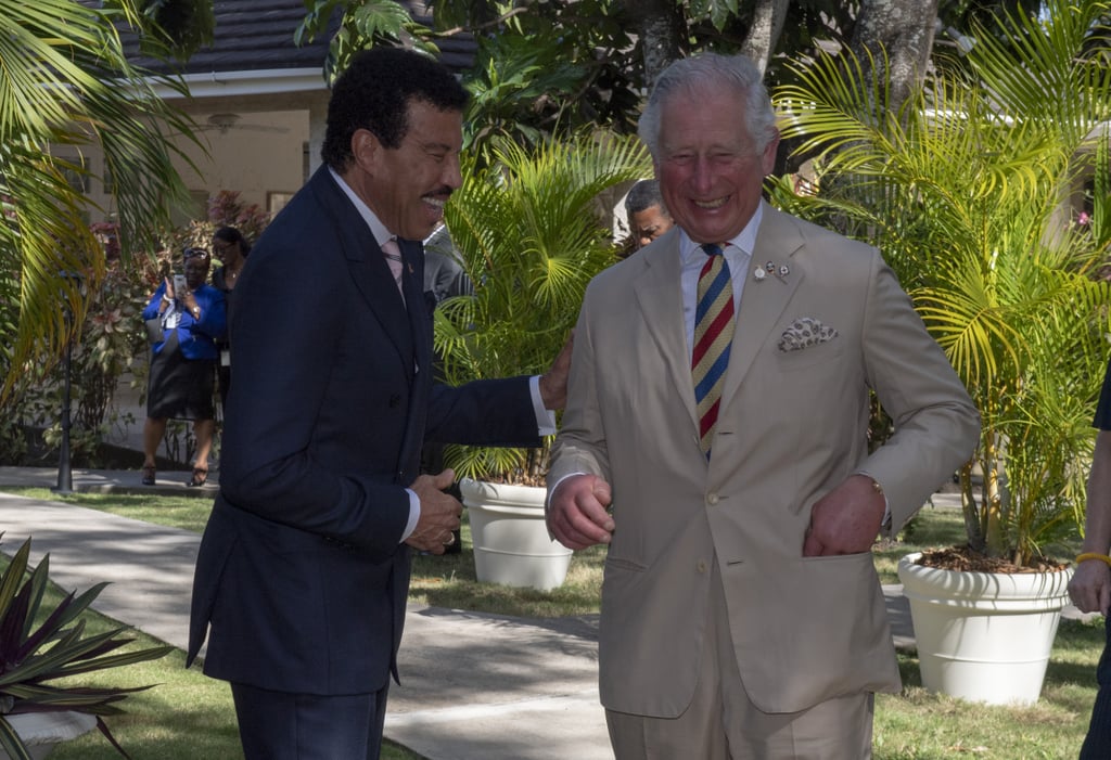 Prince Charles in Barbados With Lionel Richie Pictures