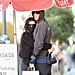 Kourtney Kardashian Cuddles Up to Travis Barker in LA