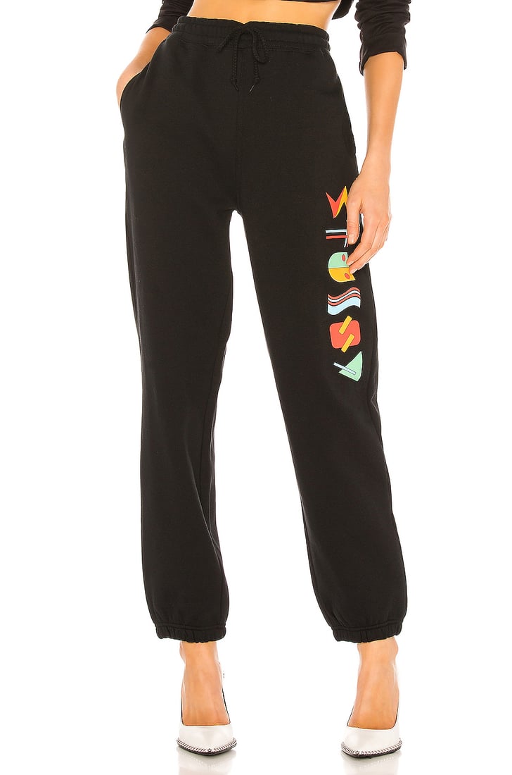 stussy black sweatpants