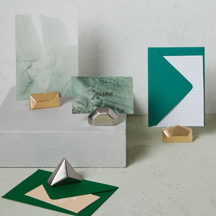 Geo Placecard Holders (Set of 4)
