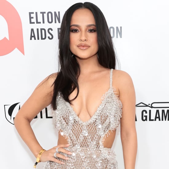 Becky G's Oscars Afterparty Chandelier Dress | Photos