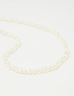 Aerie Face Mask Pearl Chain