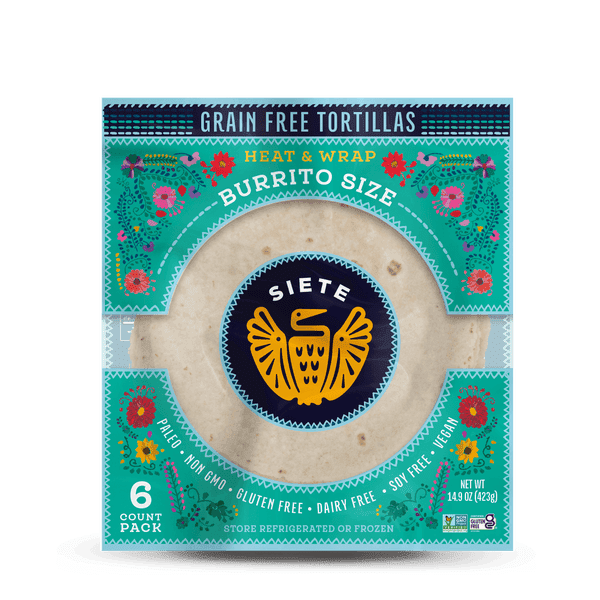 Grain Free Burrito Size Tortillas