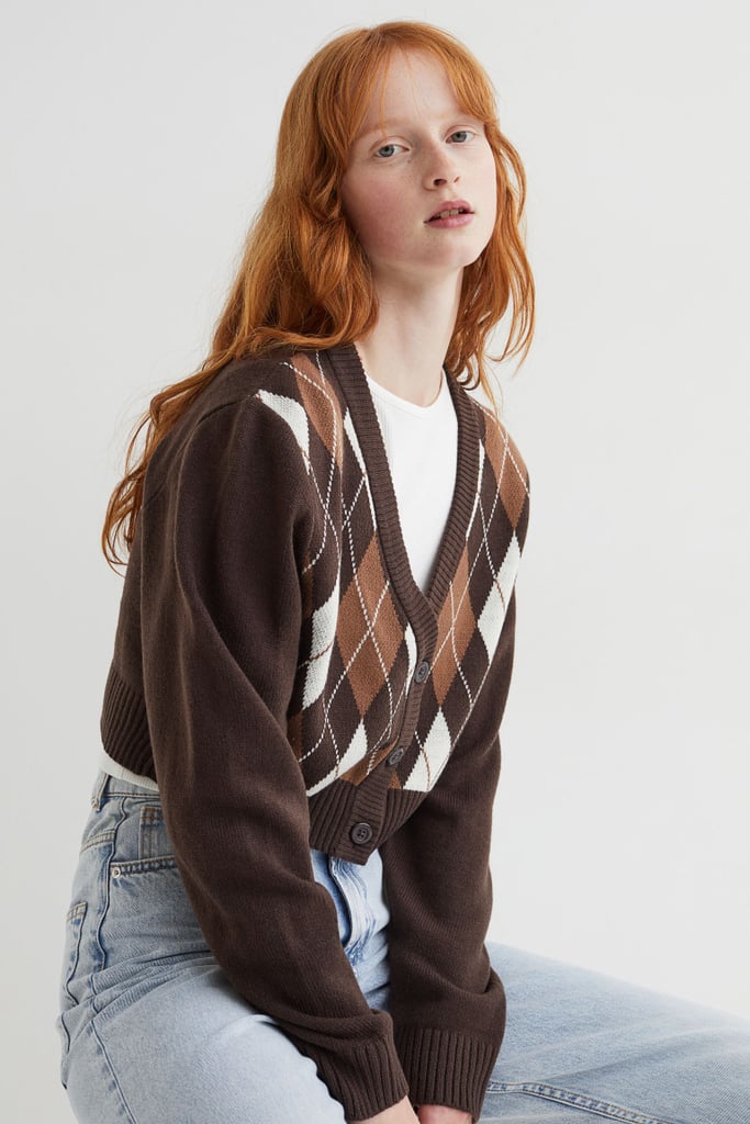 A Preppy Sweater: H&M Short Cardigan