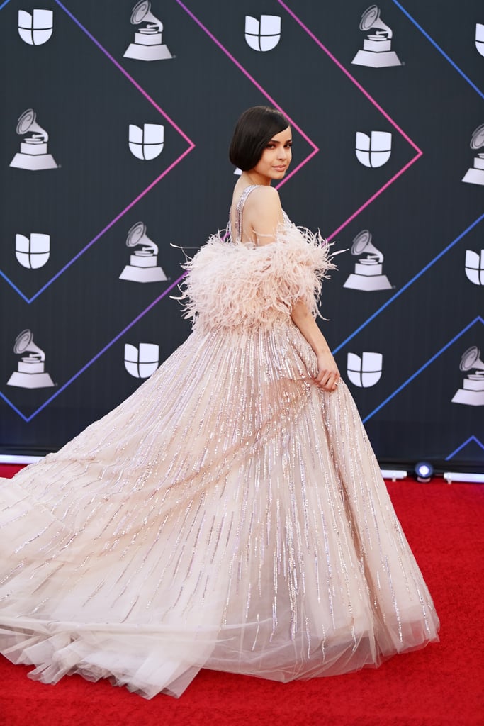 Sofia Carson Wore a Sparkly Pink Dress to the Latin Grammys