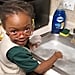 Video of Little Girl Cleaning Raw Chicken With Soap & Water