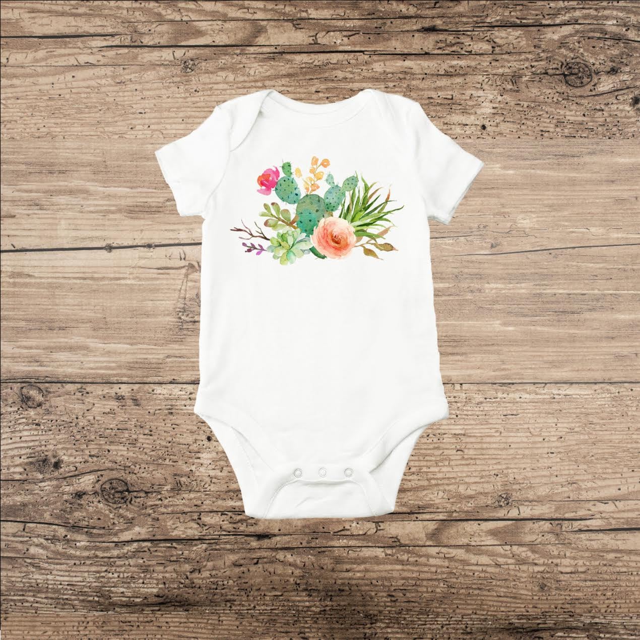 baby cactus onesie