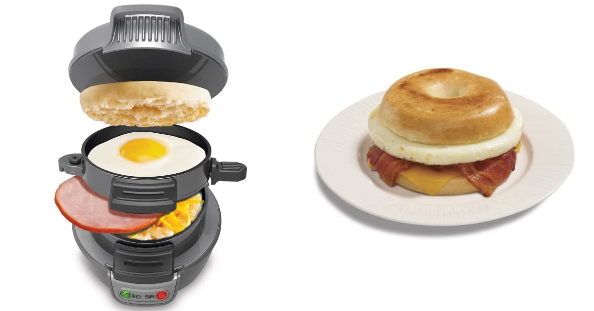 Hamilton Beach Breakfast Sandwich Maker with Egg Cooker Ring