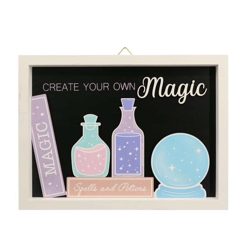 Michaels Halloween Decor: Create Your Own Magic Wall Sign by Ashland