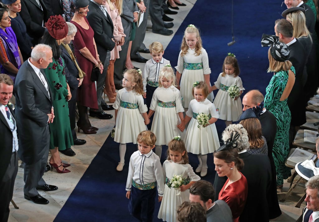 Princess Charlotte Trips at Princess Eugenie's Wedding