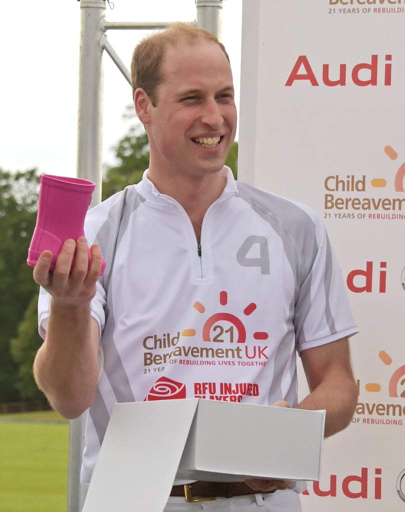 Prince William Receives Rain Boots For Princess Charlotte