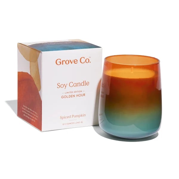 A Pumpkin Candle: Grove Co. Soy Candle