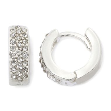 Vieste Pavé Crystal Cuff Earrings