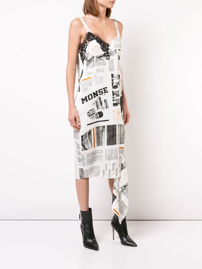 Monse Printed Slip Dress
