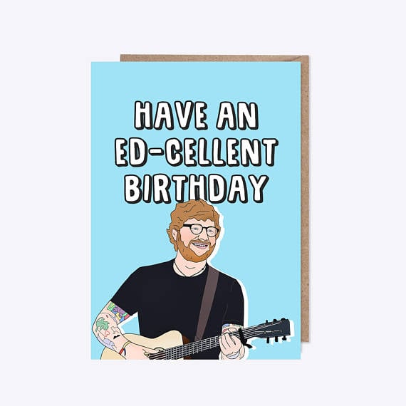 "Have an Ed-Cellent Birthday" Card