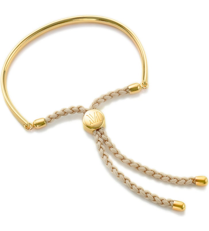 Monica Vinader Fiji 18K Gold-Plated Friendship Bracelet ($115 ...