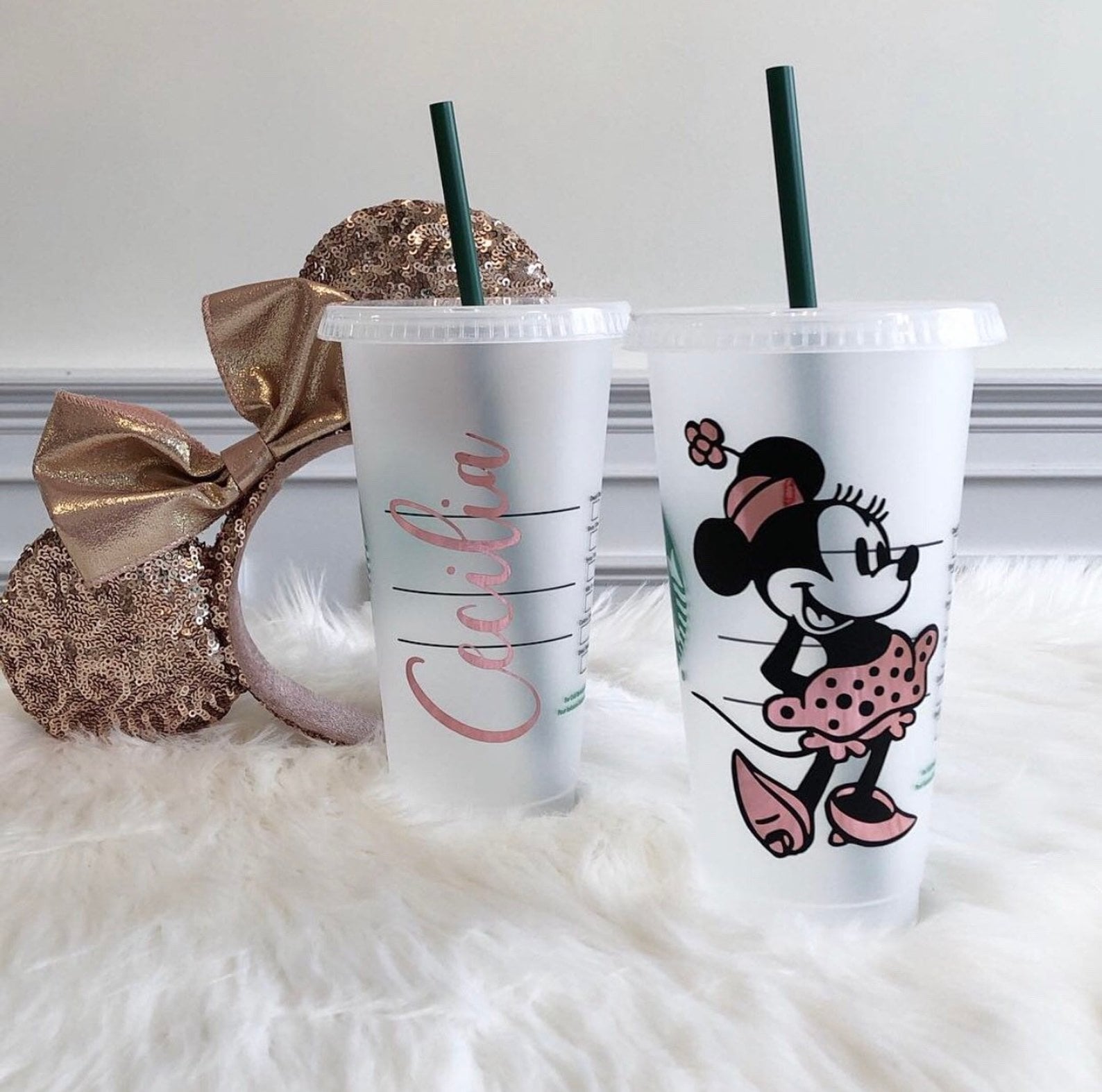 I made these stickers based off the Starbucks cups In the parks! I