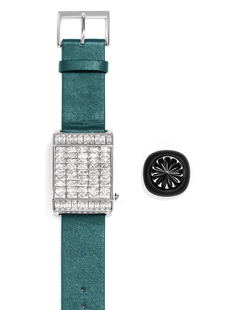 Disco bracelet ($65) in green