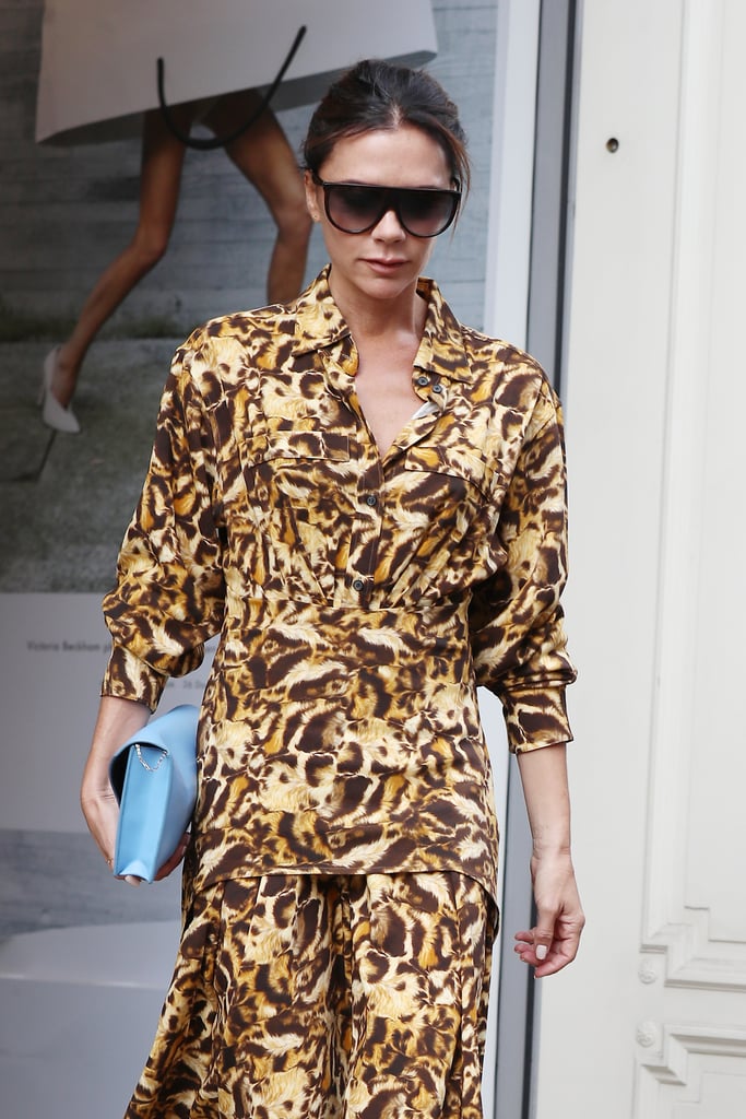 Victoria Beckham's Leopard-Print Dress September 2018 | POPSUGAR Fashion