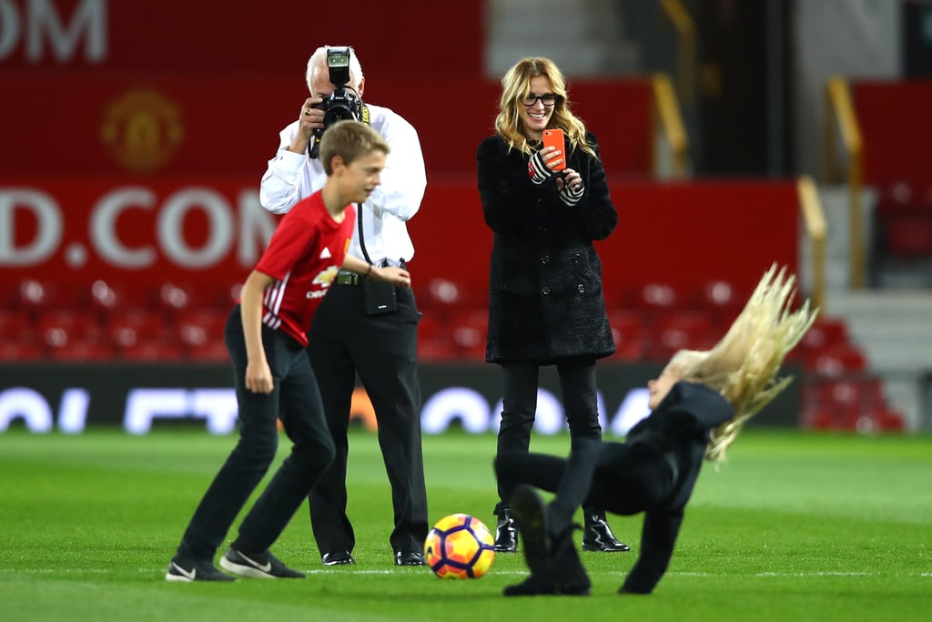 Julia Roberts's Kids Playing Soccer in England November 2016