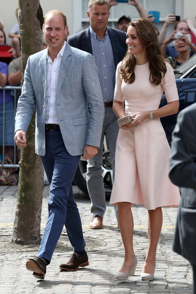 Her Outfit Perfectly Complemented Prince William's Light Look