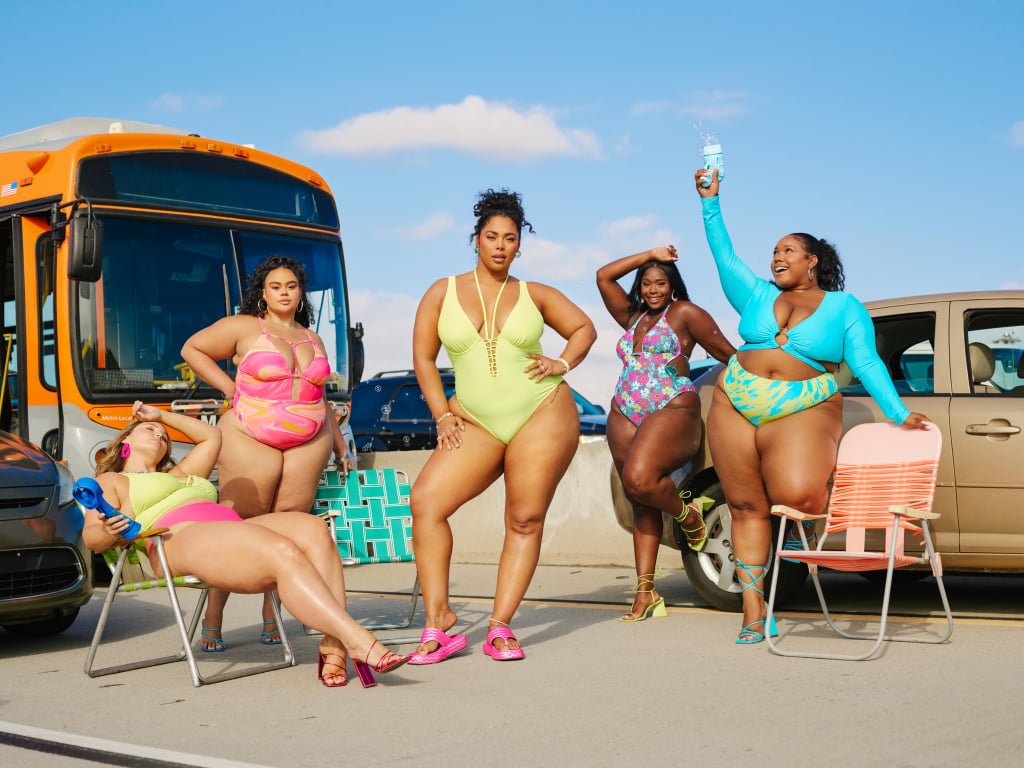 As she was thinking through this collection, Majors focused on what felt new and maybe even slightly unexpected. She wanted to put something on the plus-size swim market that she hadn't yet seen, specifically.
"When it comes to swimwear [for plus-size people], typically you have more conservative pieces or darker colors, things that don't stand out," she says. "I don't want to wear one-pieces or tankinis all the time. I want to show some skin. That's my approach to anything I do: offering something different that is not in this space presently."

    Related:

            
            
                                    
                            

            3 Editors Test Out Skims's Viral Swimsuits
