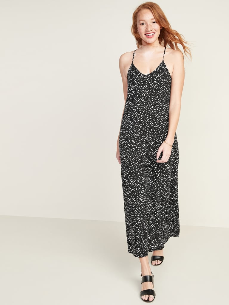 Old Navy Sleeveless V-Neck Maxi Shift Dress