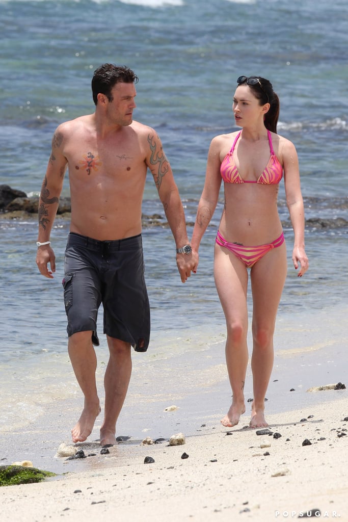 Brian and Megan enjoyed a day at the beach together in Hawaii back in June 2011.