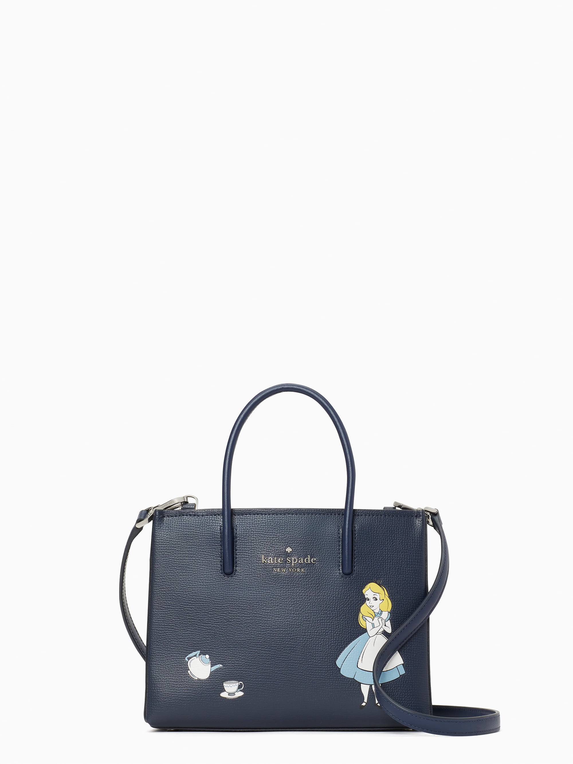 A Whimsical Bag: Disney x Kate Spade New York Alice in Wonderland Shopper  Crossbody Bag | Shhh! Kate Spade Is Having a Secret Sale With Discounts You  Have to See to Believe |