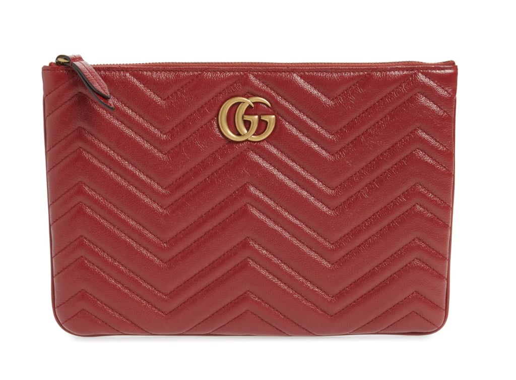 Gucci Matelassé Leather Pouch