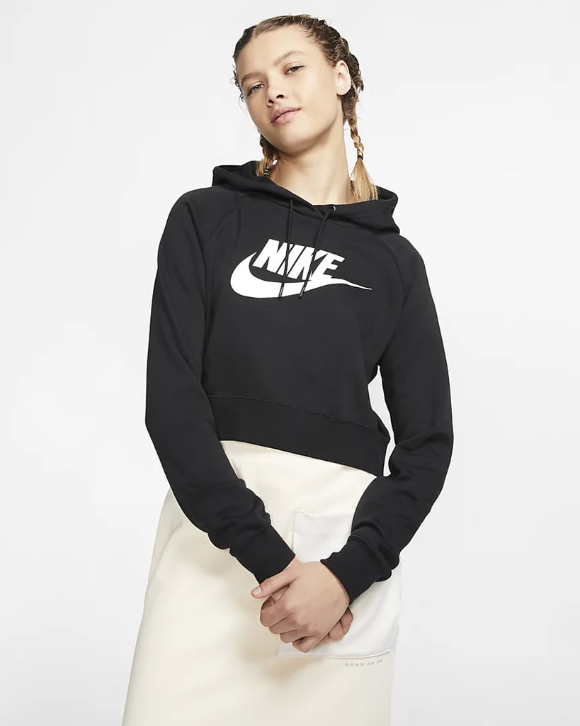 A Cropped Hoodie: Nike Sportswear Essential Cropped Hoodie