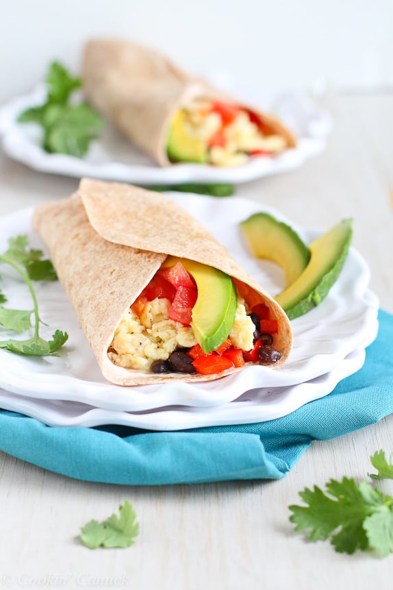 Avocado Egg Burrito