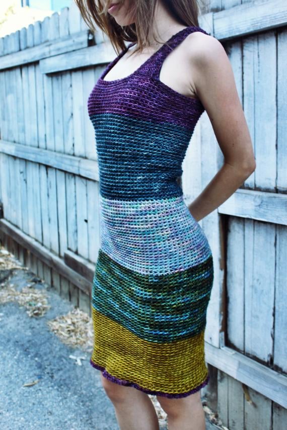 Hooked By Haley Lu's "Hi, I'm Bold" Hand-Crocheted Dress