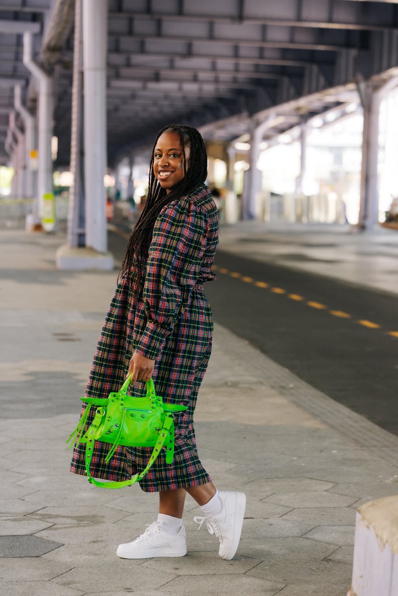 Dress with sales sneakers outfit