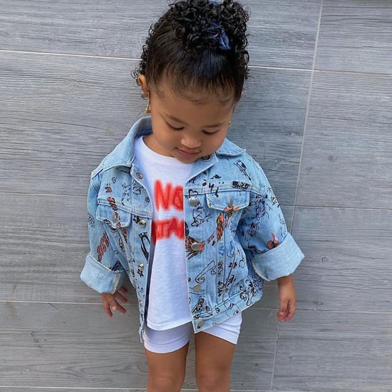 Stormi Webster Wearing White Biker Shorts
