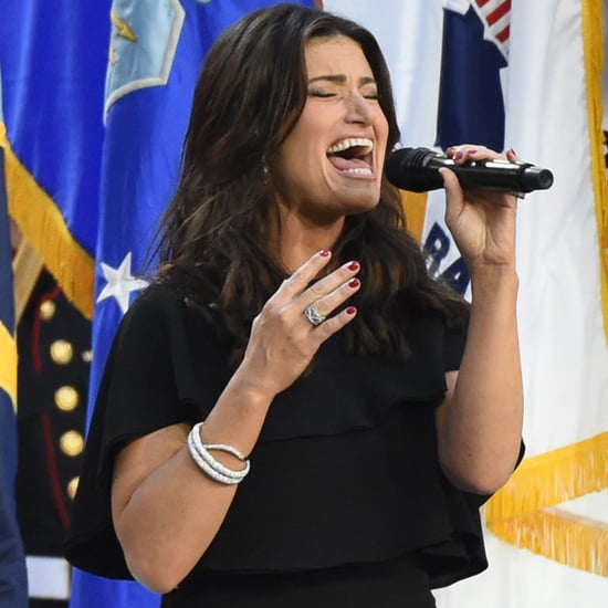 Idina Menzel Sings the National Anthem at the Super Bowl