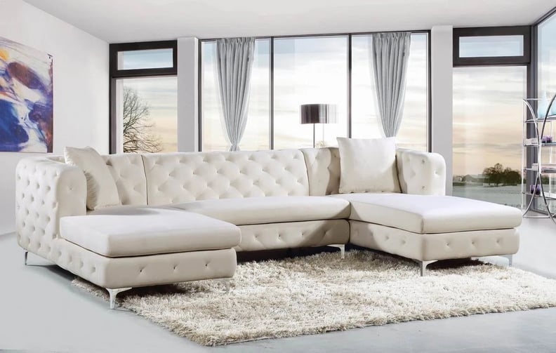 Best Velvet Sectional at Wayfair