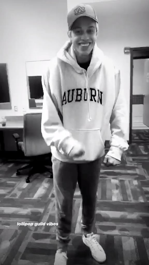 Ariana Snapped a Funny Video of Pete Dancing Behind the Scenes