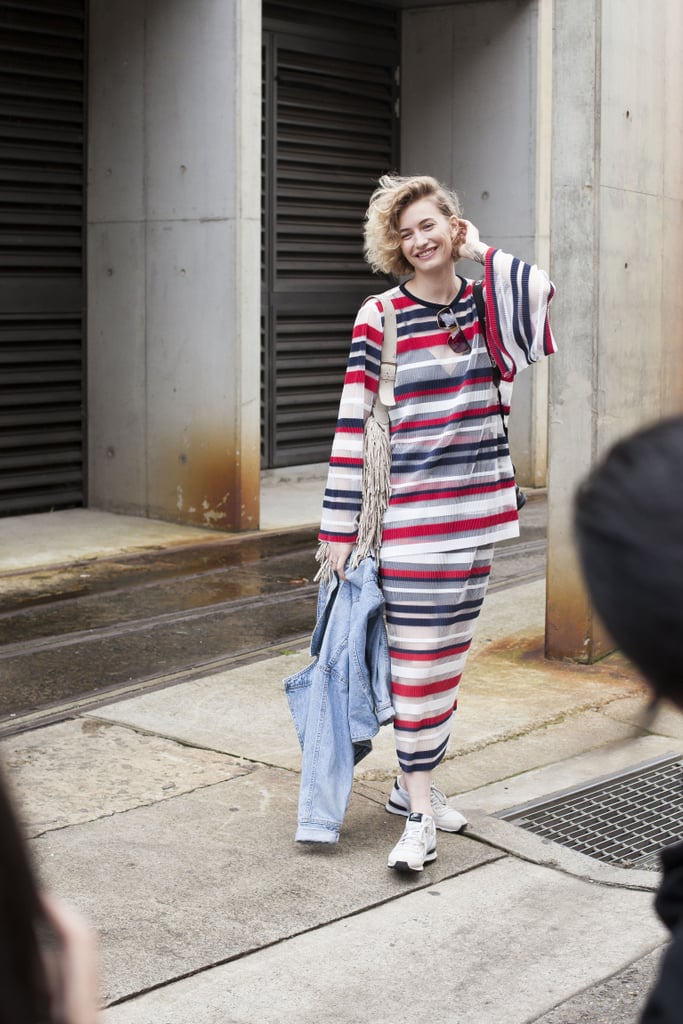 Zanita Whittington made a case for classic stripes, reinvented.