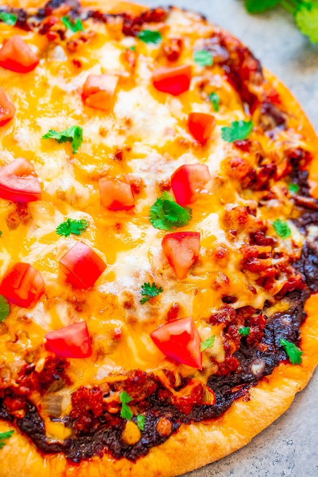 Mexican Taco Pizza