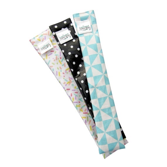 Laminated Cotton Shop Toothbrush Holder