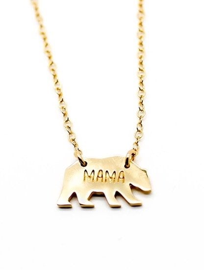 Rebecca Gough Mama Bear Necklace