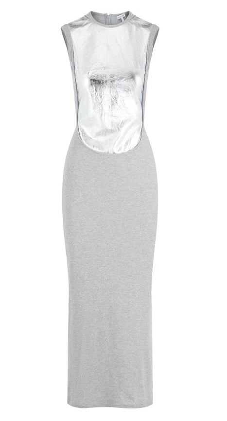Loewe Leather Panel Maxi Dress