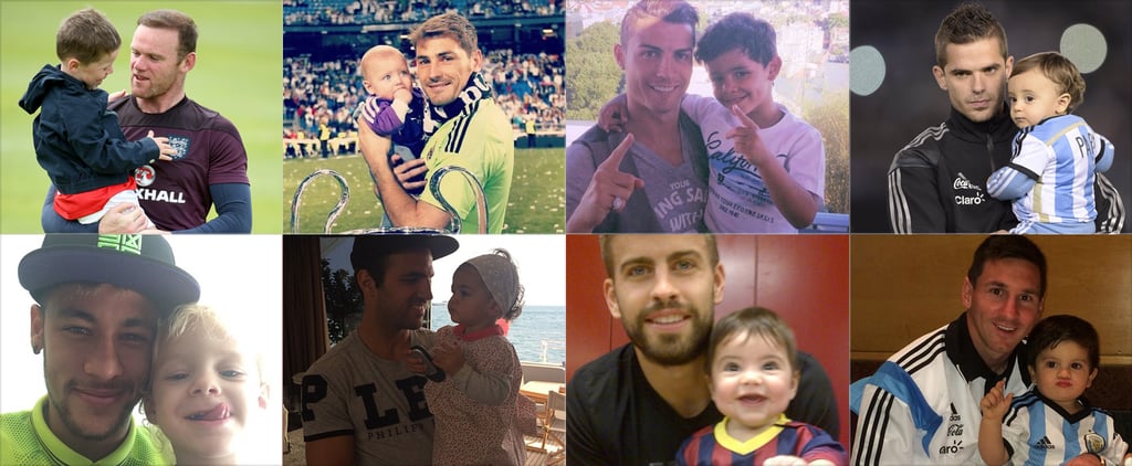 Pictures of World Cup Soccer Stars and Their Kids