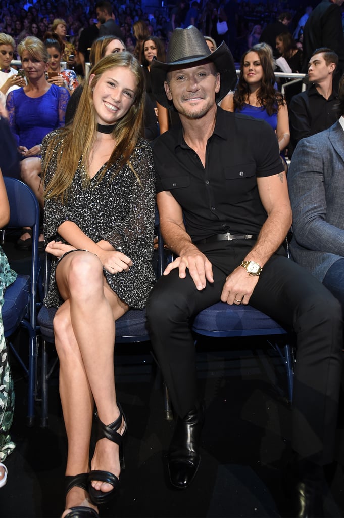 Tim McGraw and Daughter at CMT Awards 2016