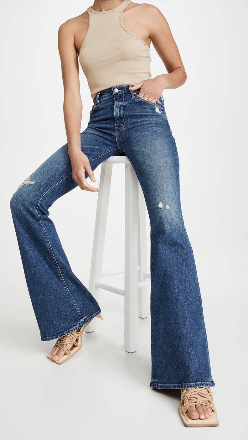 An Exaggerated Leg: Mother The Super Cruiser Jeans