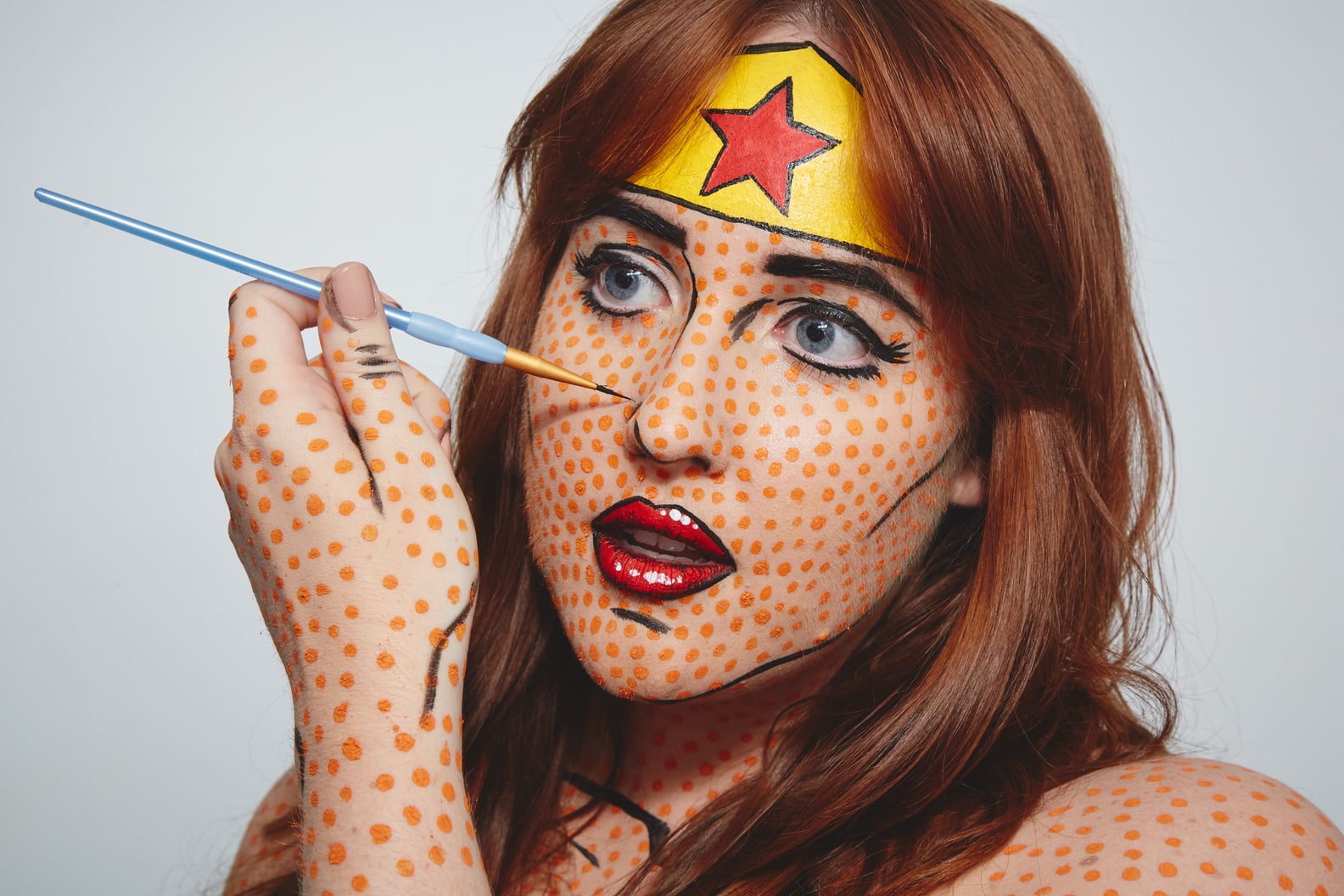 Wonder Woman Halloween Makeup Popsugar Beauty 8058
