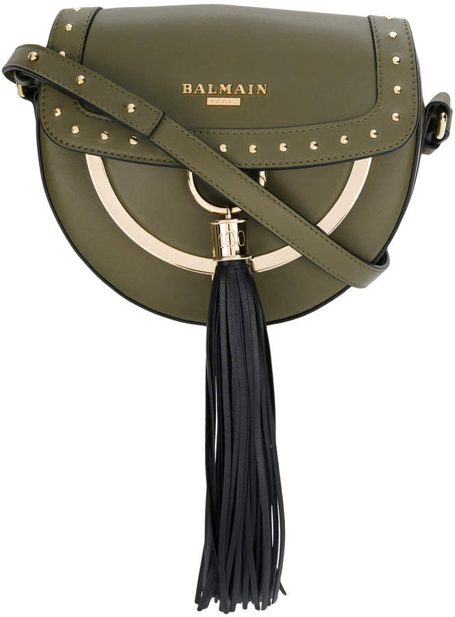 Balmain Tassel Saddle Shoulder Bag