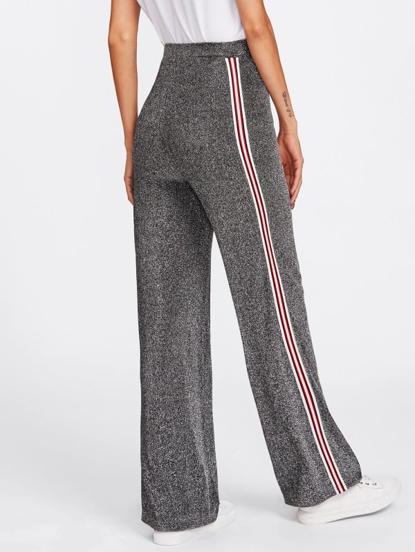 Shein Striped Glitter Pants